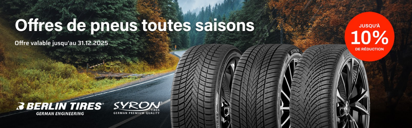 Achetez vos pneus toutes saisons / toutes conditions en ligne – Alfa Tires
