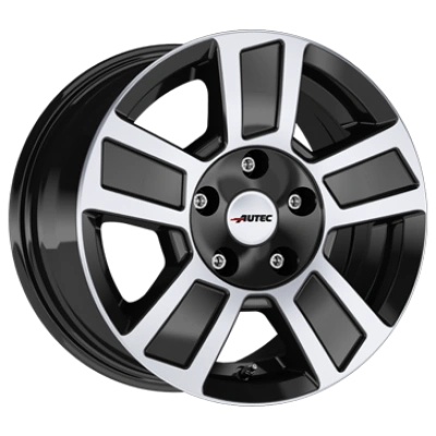 Autec, Tigris, 6x15 ET30 4x100 66,6, schwarz poliert