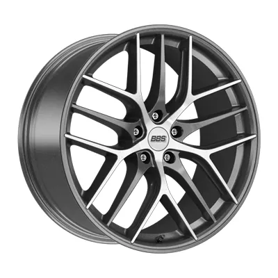 BBS, CC-R, 8,5x19 ET43 5x114,3 82, graphit diamant-gedreht matt