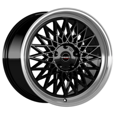 Borbet B Black Rim Polished
