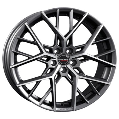 Borbet, BY, 8x20 ET35 5x120 72,5, titan polished matt