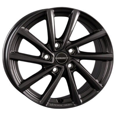 Borbet, V, 7x17 ET49 5x112 57,1, mistral anthracite glossy