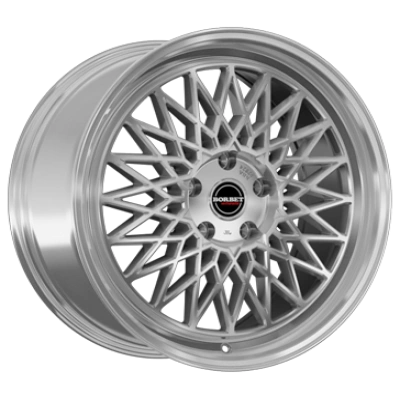Borbet B Silver Rim Polished