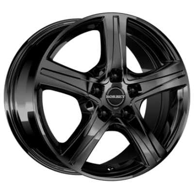 Borbet, CWD, 7x17 ET45 5x114,3 66,1, black glossy