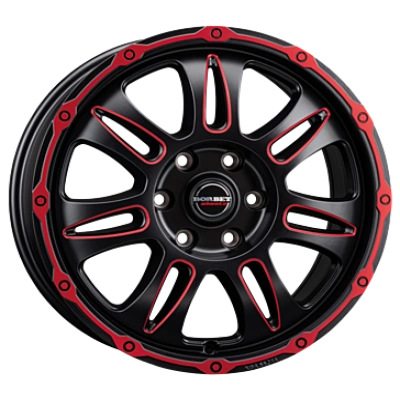 Red Rim Window Polished Matt