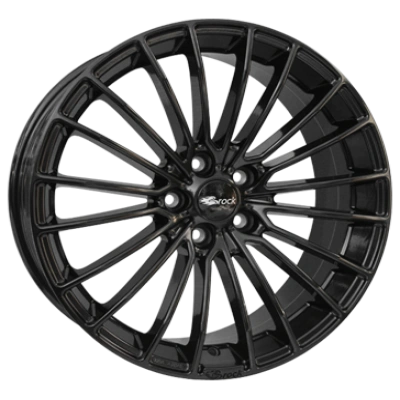 Brock, B24, 8x19 ET46 5x115 70,2, schwarz glanz
