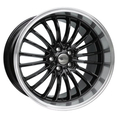 Brock, B24GP, 9x20 ET43 5x120 65,1, schwarz glanz hornpoliert