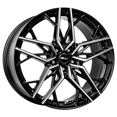 Brock B44 Satin Black Matt 8.5x19 ET 42 5/108 Jante alu Noir 2
