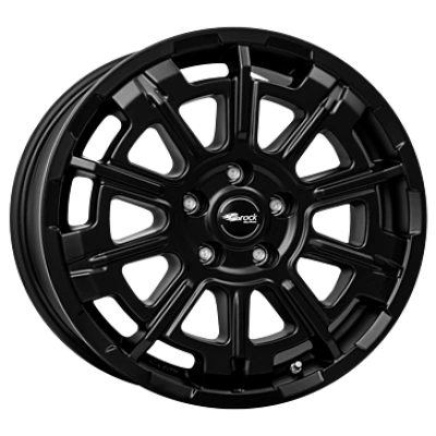 Brock, B45, 8x20 ET52 5x120 65,1, satin black matt