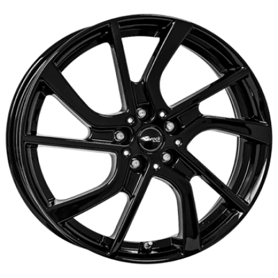 Brock, eB1, 5x19 ET43 5x112 66,7, schwarz glanz