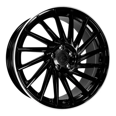 Keskin Wheels KT17 black lip polish