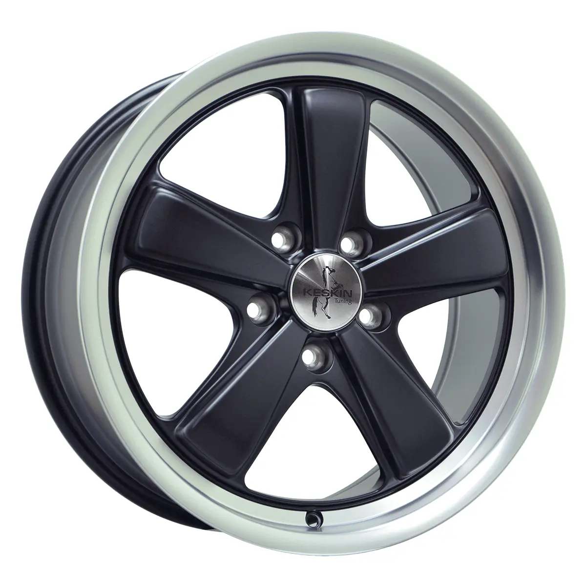 Keskin Wheels KTPO1 Matt Black Lip Polish