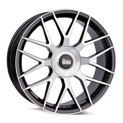 MAM Wheels GT1 black front polish