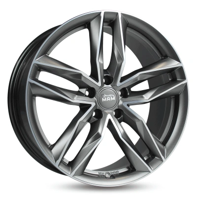 MAM Wheels RS3 matt palladium front polish