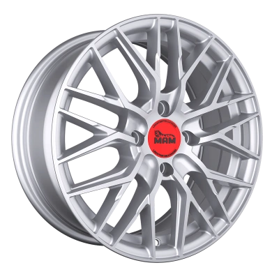 MAM Wheels RS4 Matt Silver Painted