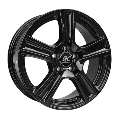 RC Design, RC19, 5.5x15 ET 40, 57.1, Black Gloss