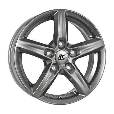 RC Design, RC24, 6.5x16 ET 42, 57.1, Titan Metallic