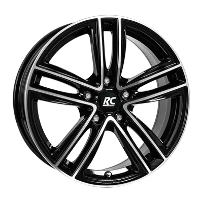RC Design, RC27, 8x18 ET 52, 63.4, Black Gloss Fully Polished