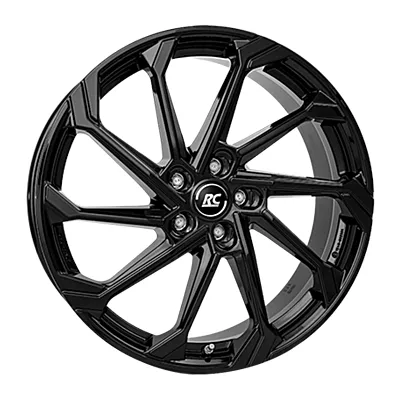 RC Design, RC36, 9.5x20 ET 47, 57.1, Black Gloss