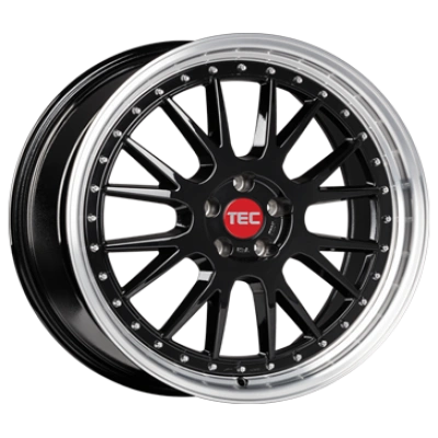 TEC Speedwheels GT Evo Black Polished Lip